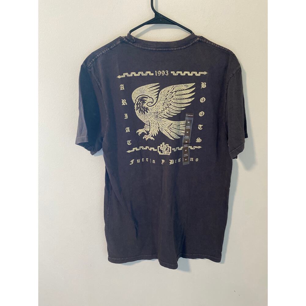 New Ariat Fuerza Y Destino "Strength and Destiny" Graphic T-Shirt, Size Medium